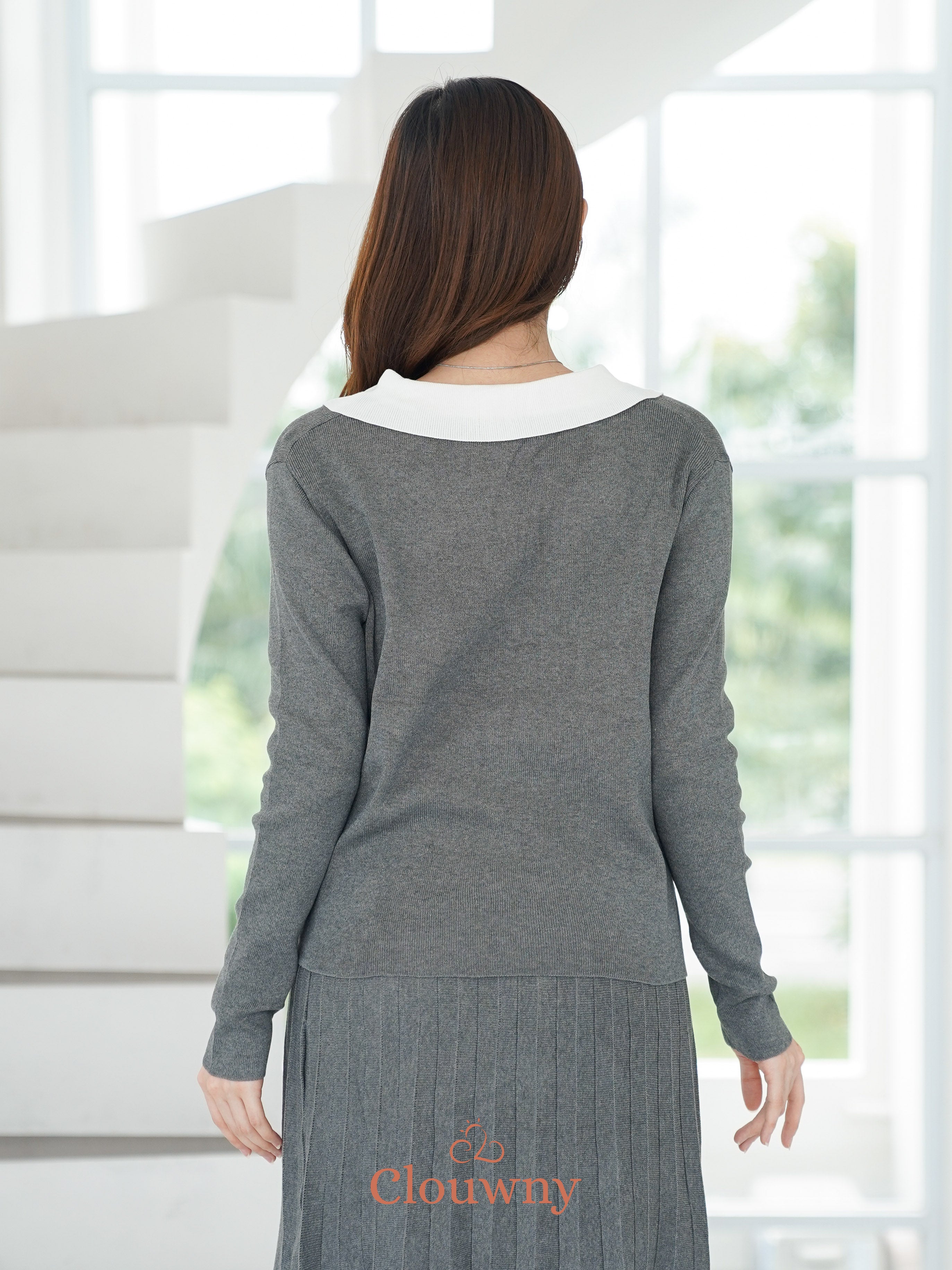 Blair Knit Set - Grey